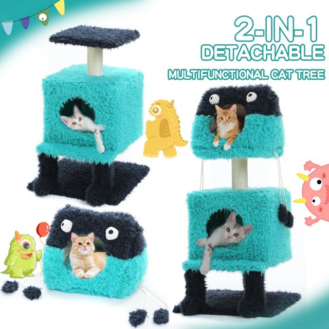 Monster-Themed Cat Tree Tower - Image 3