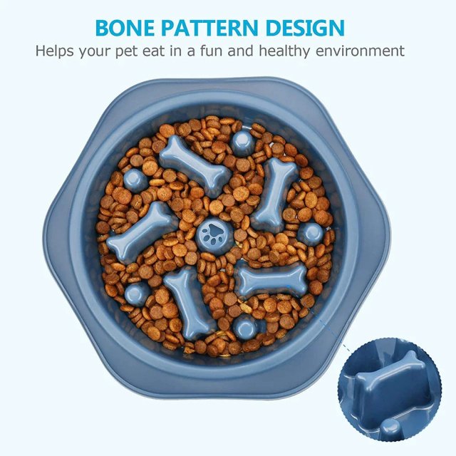 Slow Feeder Dog Bowl for Healthy Eating - Image 2