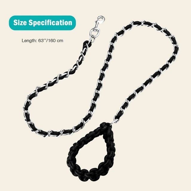 Heavy Duty Metal Chain Dog Leash - Image 5
