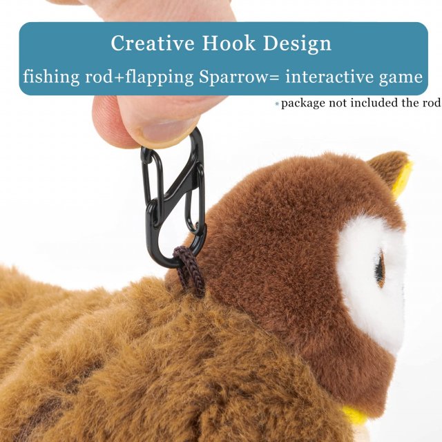 Interactive Chirping Sparrow Cat Toy - Image 7