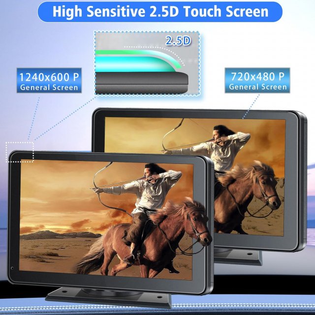 7" Portable Wireless CarPlay - Image 5