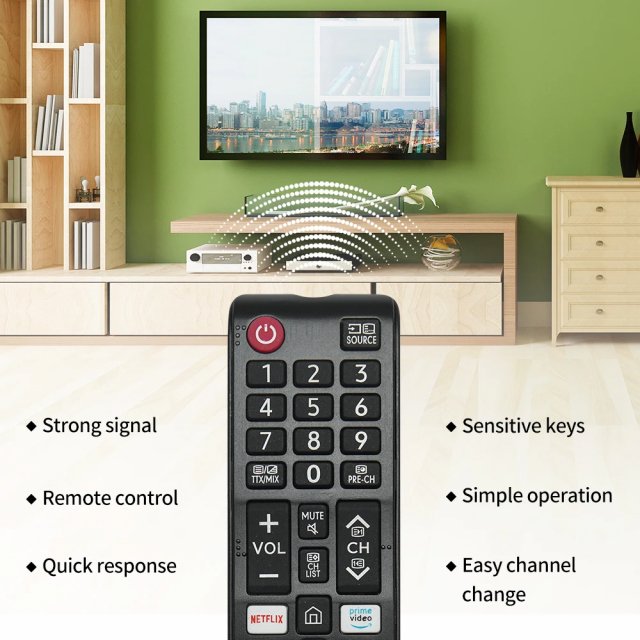 Universal TV Remote Control with 433 MHz Frequency - Image 4