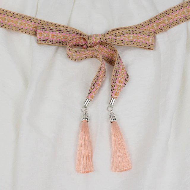 Boho Ethnic Chic Tassel Chain Waist Belt - Image 3