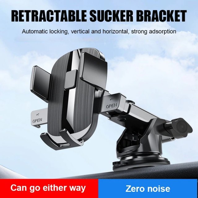Adjustable Suction Cup Car Phone Holder - Image 3