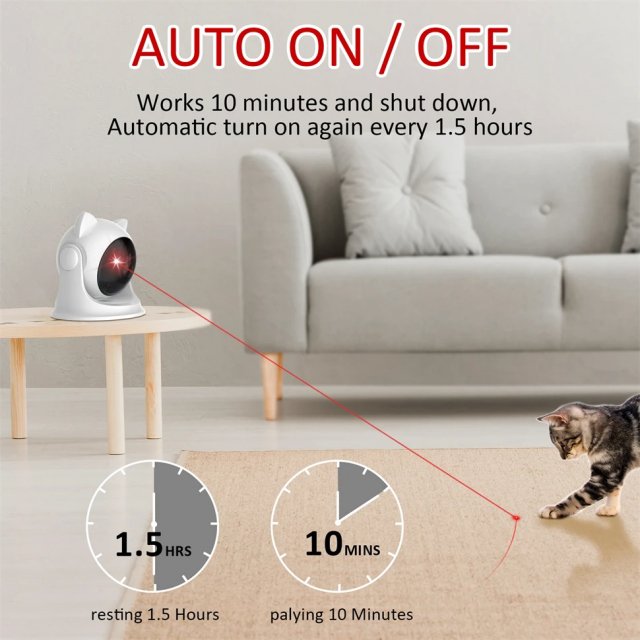 Automatic Rechargeable Laser Cat Toy - Image 3