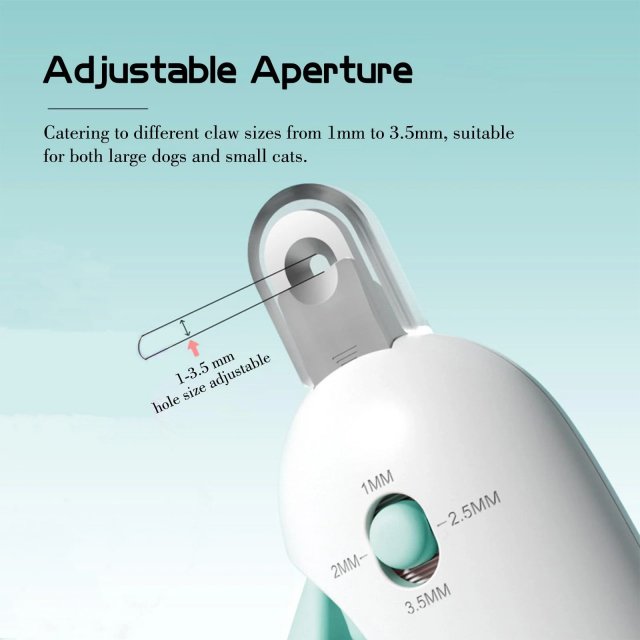 Professional Pet Nail Clippers with Adjustable Hole - Image 5