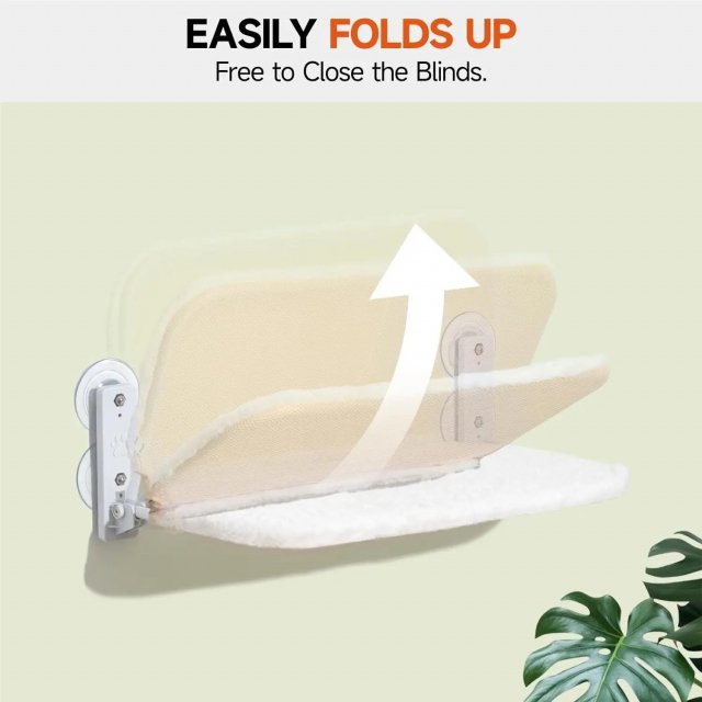 Foldable Cat Window Perch with Steel Frame - Image 3