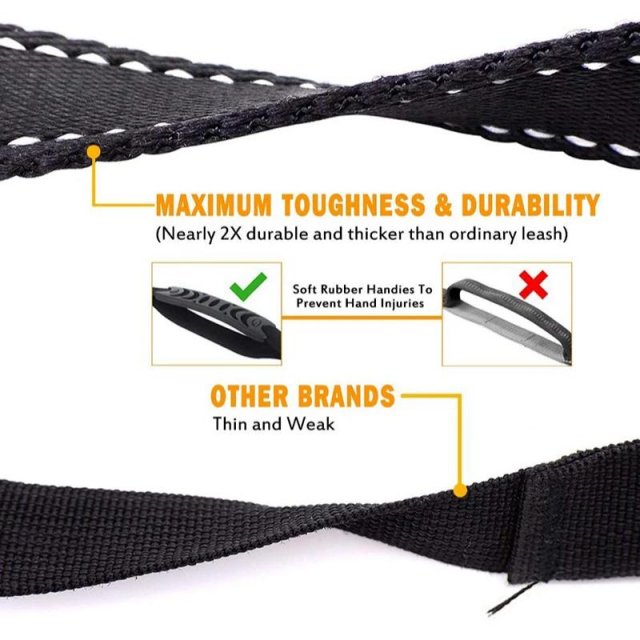 Durable Reflective Bungee Dog Leash - Image 5