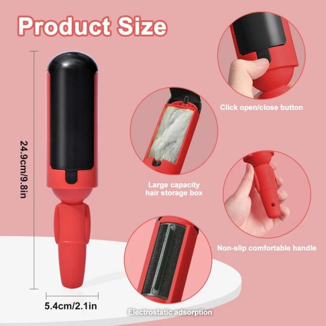 Pet Hair Remover with Self-Cleaning Base - Image 5