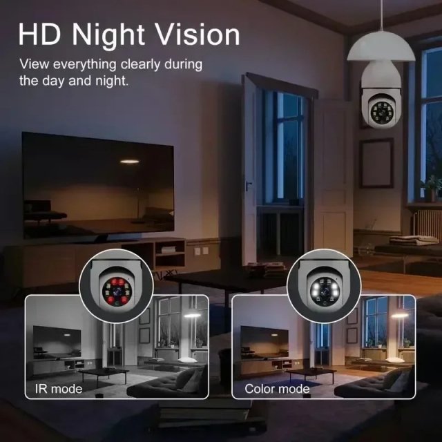 E27 Bulb Camera with 4X Digital Zoom - Image 4