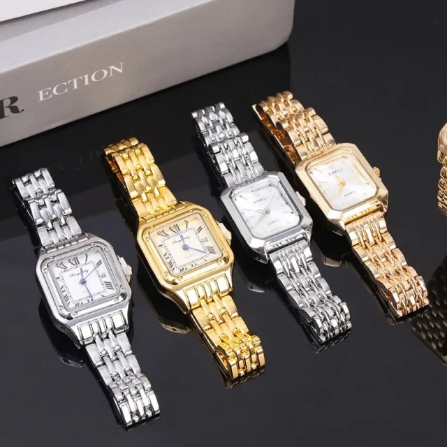 Women’s Silver Square Watch - Image 3