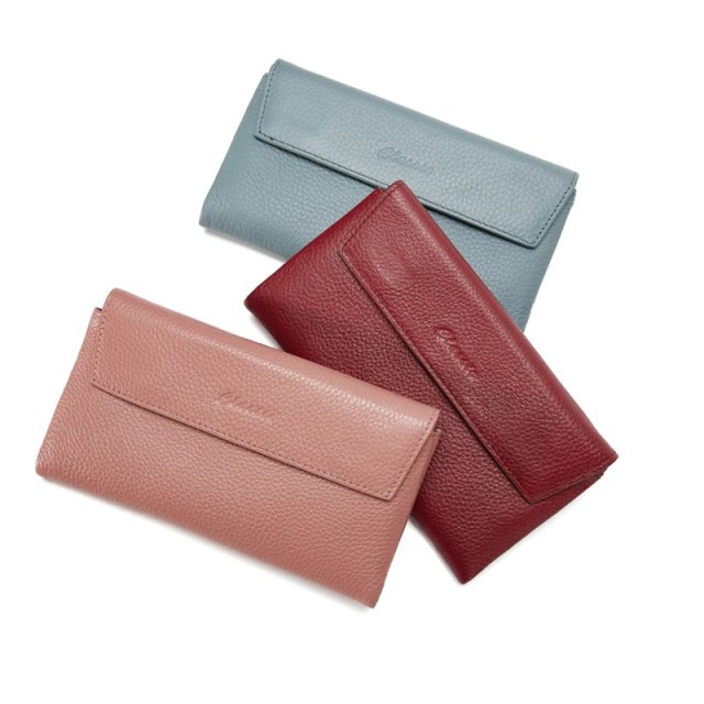 Genuine Leather Trifold Wallet with Coin Purse and Card Holder - Image 6