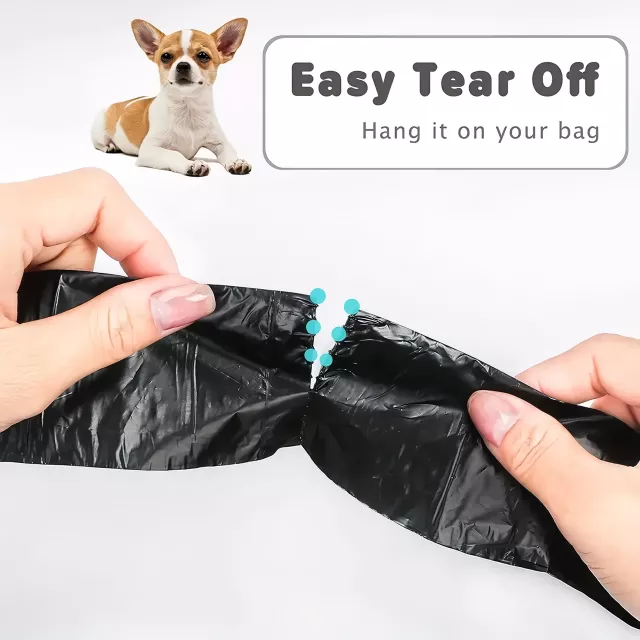 Biodegradable Dog Poop Bags - Extra Thick & Tear-Resistant Pet Waste Bags - Image 2