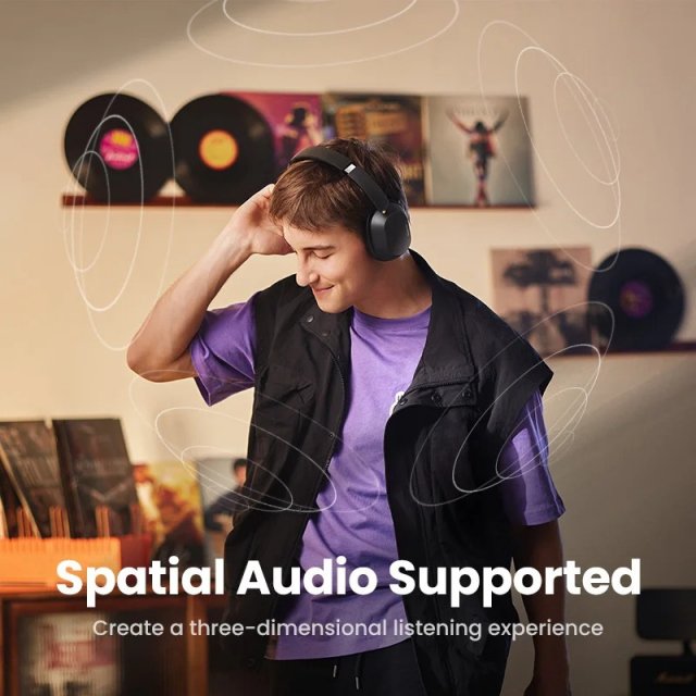 Wireless Bluetooth Headphones with Hybrid Noise Cancellation - Image 2