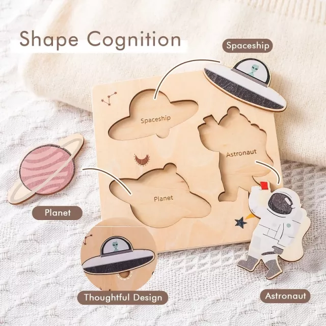Wooden Montessori Whale Tangram 3D Puzzle - Image 5