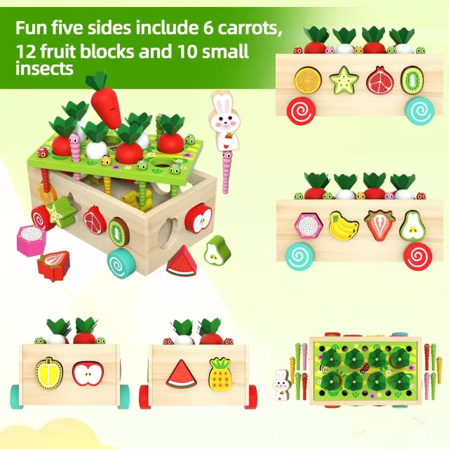 Kids Wooden Shape Matching Toy - Image 4