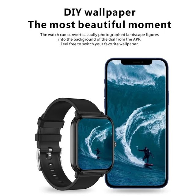 Smart Watch with Body Temperature Monitor and Music Control - Image 5