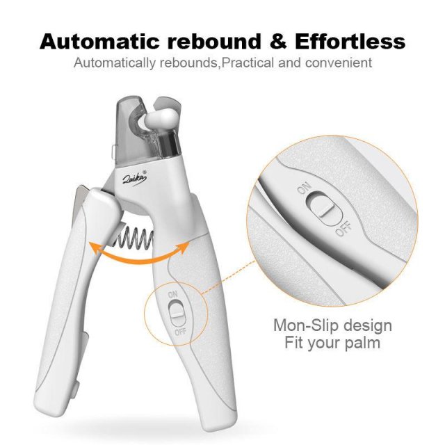 LED Pet Nail Clippers with Safety Light – Professional Grooming Tool - Image 4