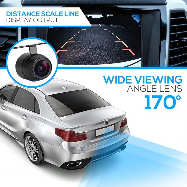 Universal 12 LED Night Vision Backup Camera with 170° Wide Angle and IP67 Waterproof Rating - Image 4