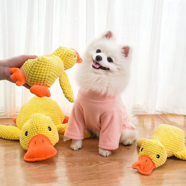 Duck Shape Quacking Dog Toy - Durable, Interactive, and Chew-Resistant for Small to Large Dogs - Image 4