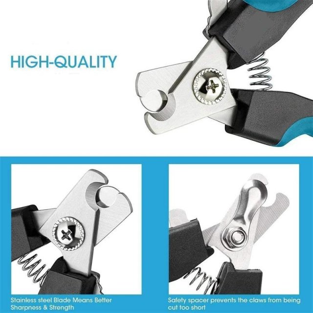 Professional Pet Nail Clipper with Safety Guard for Cats and Dogs - Image 4