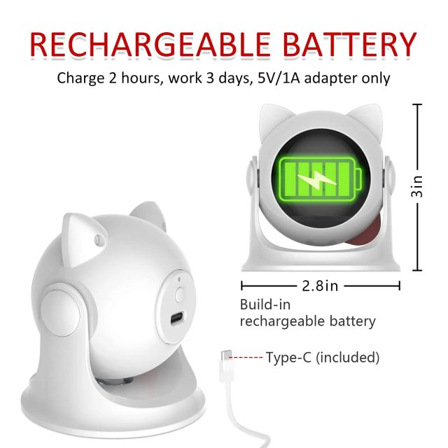 Automatic Rechargeable Laser Cat Toy - Image 6