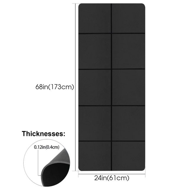 Anti-Skid 4mm Thick EVA Yoga Mat for Yoga - Image 5