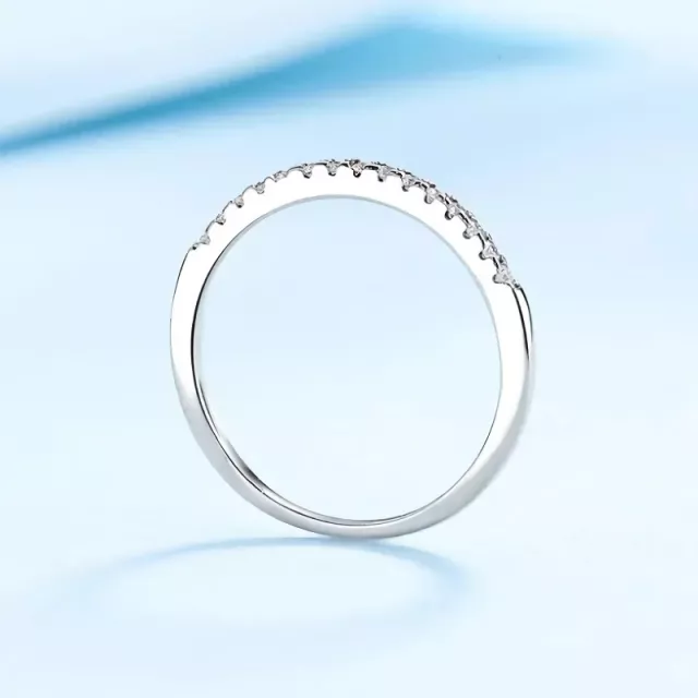 Elegant Moissanite Eternity Band - Image 3