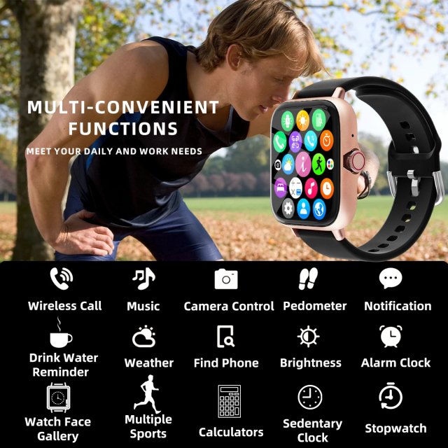 1.83'' Waterproof Smart Watch - Image 3