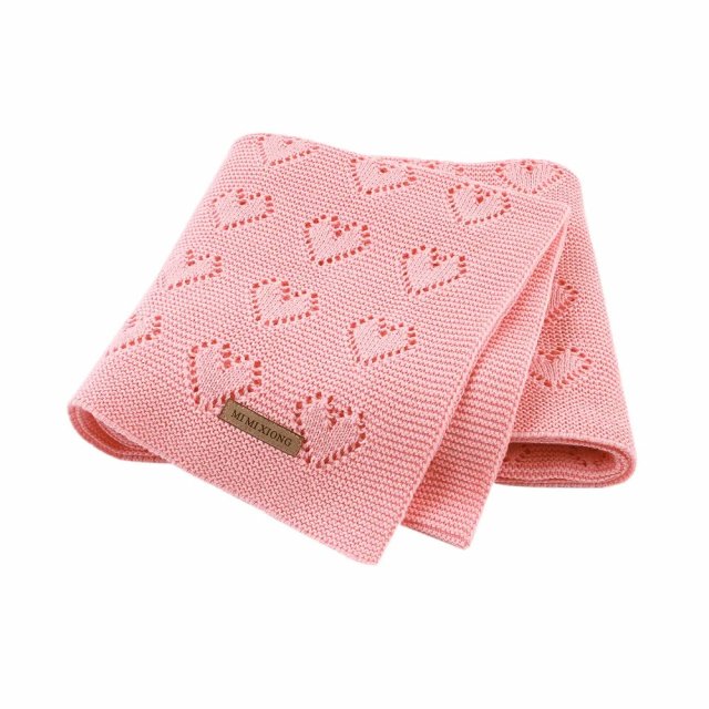 Soft Knitted Cotton Baby Blanket for Newborns & Toddlers - Image 5