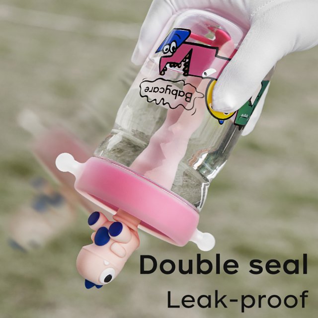 500ml Dinosaur-Shaped Leak-Proof Baby Straw Cup - Image 5