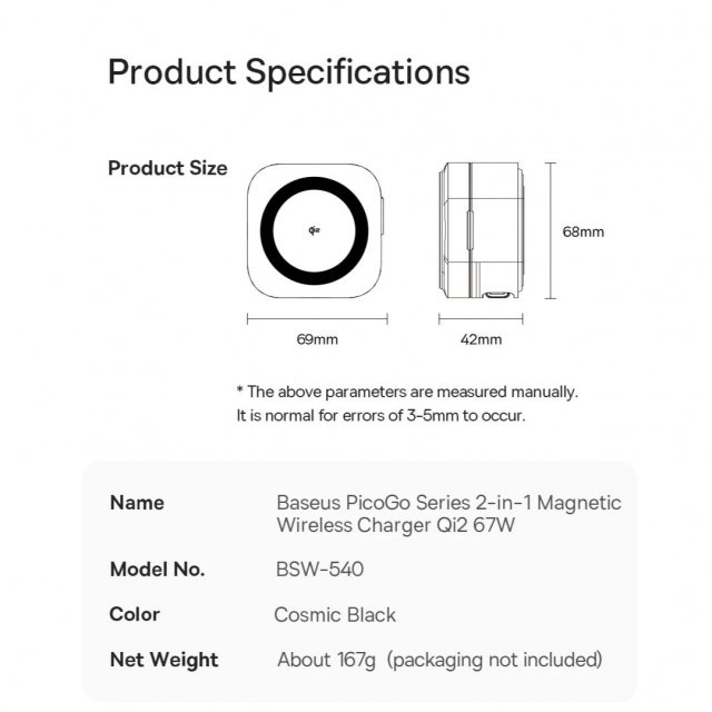 15W Magnetic Wireless Charger - Image 5