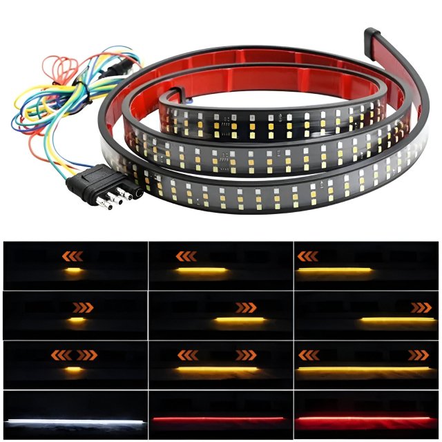 12V 48/60 Inch LED Tailgate Light Strip for Trucks - Image 5