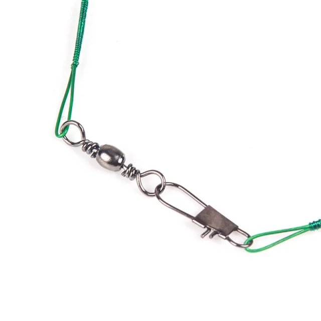 Aorace Anti-Bite Fishing Leader Steel Wire with Swivel - Image 6