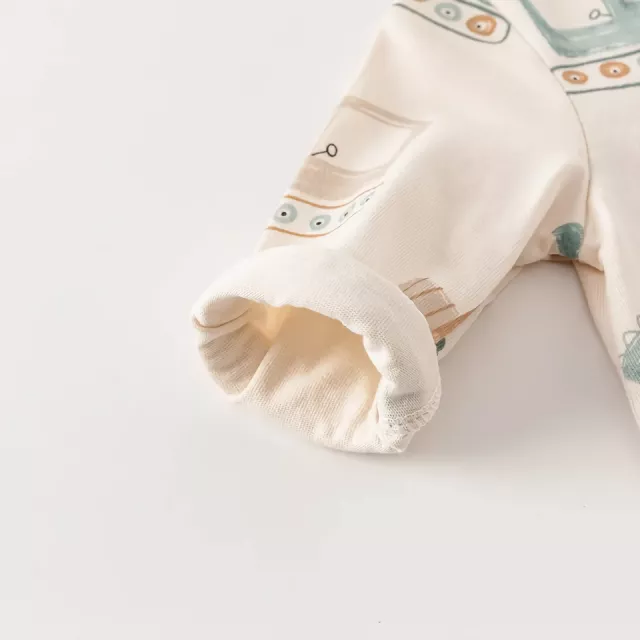 Baby Boys Casual Print Romper - Comfortable Cotton Jumpsuit 0-36M - Image 4