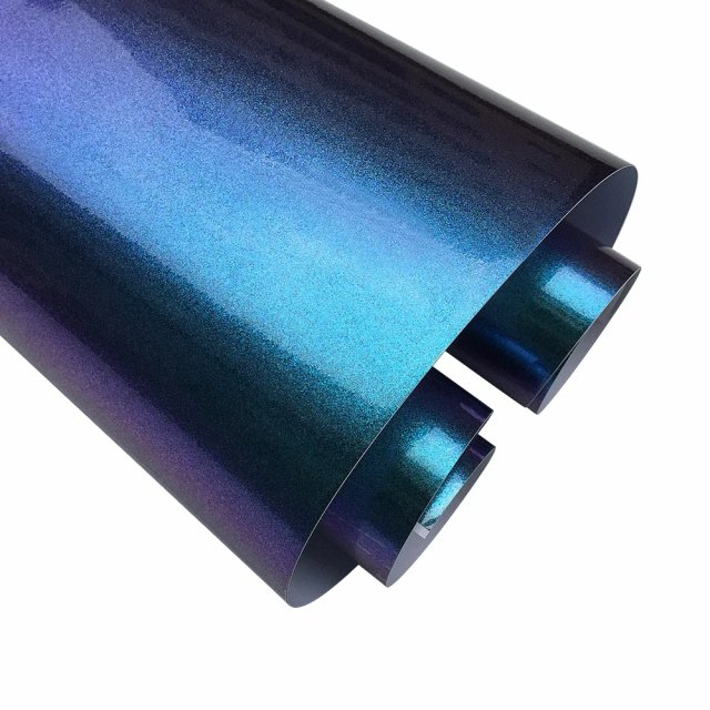 Blue to Purple Chameleon Pearl Vinyl Wrap - Image 5