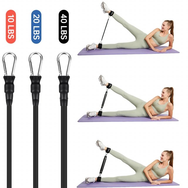 Ankle Resistance Bands with Adjustable Cuffs – Leg & Butt Workout Equipment - Image 6