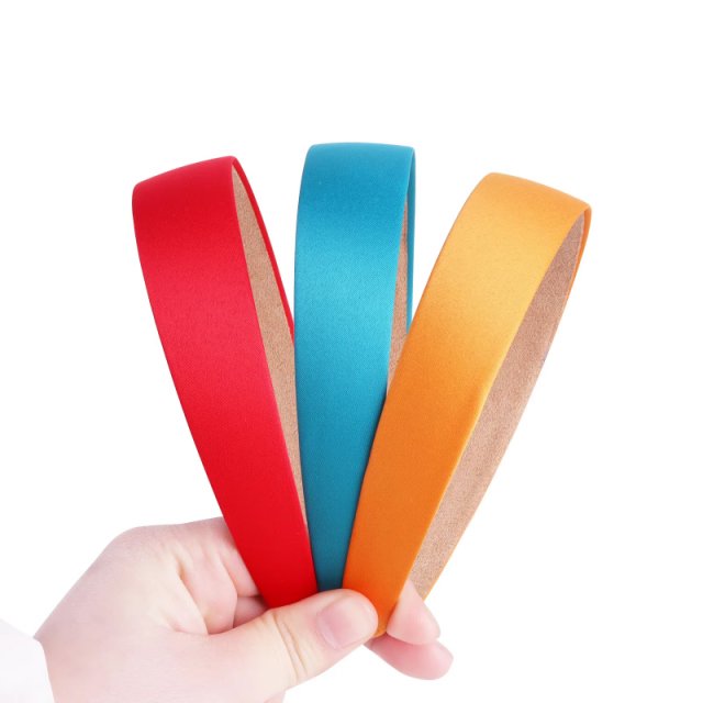 Elegant 3CM Wide Satin Headbands - Image 3