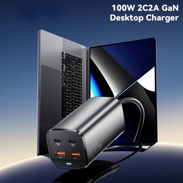 100W USB-C GaN Desktop Fast Charger - Image 3