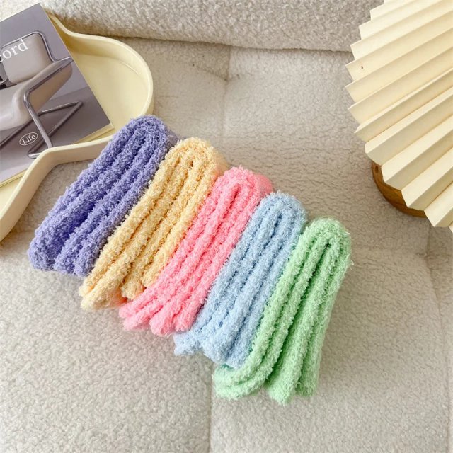 Cozy Coral Velvet Anti-Slip Indoor Socks for Women - Image 3
