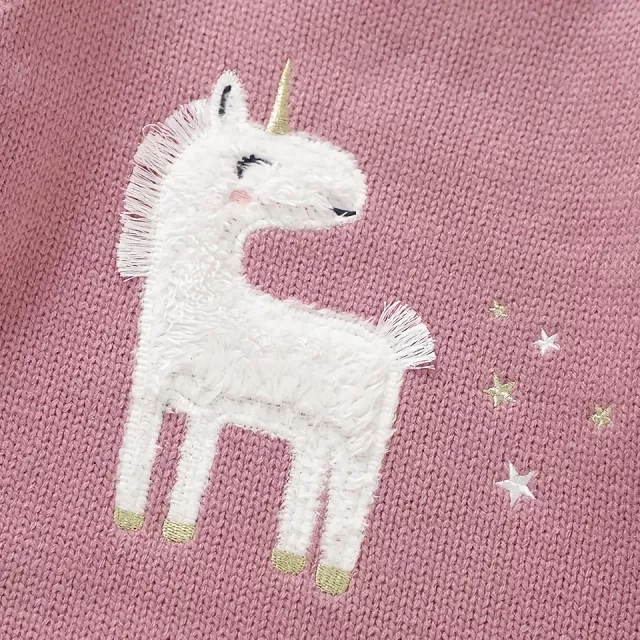 Knitted Baby Romper with Cute Cartoon Horse - Unisex 0-18M - Image 7