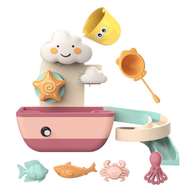 Baby Bath Toy Waterwheel Fishing Game - Image 5