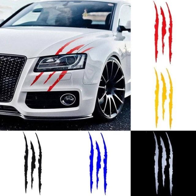 Reflective Monster Claw Car Stickers - Image 2