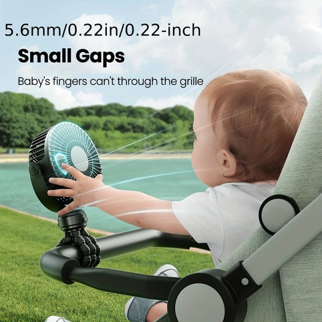 Mini Portable Stroller Fan - Image 3