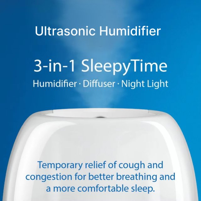 3-in-1 Ultrasonic Humidifier Essential Oil Diffuser & Nightlight - Image 3