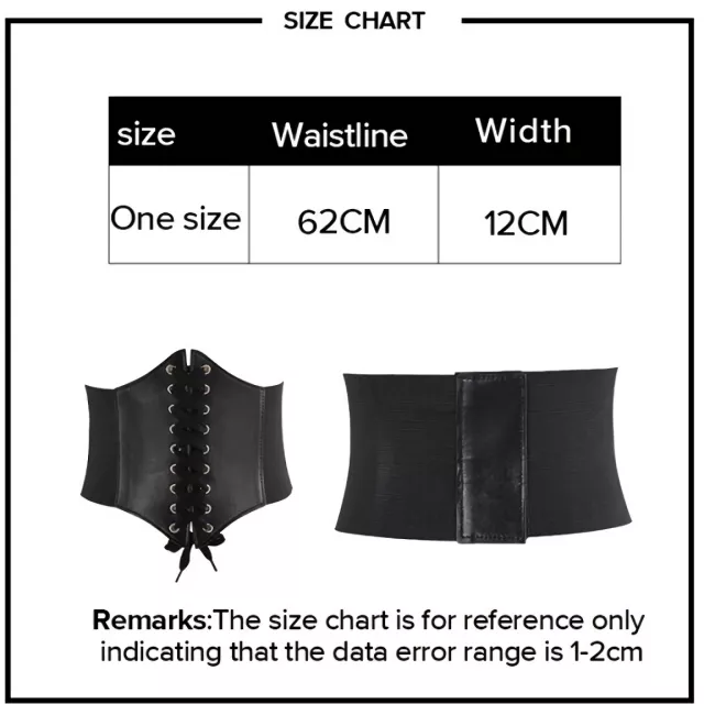 Corset Body Shapewear High Waist Wide Leather Belt - Image 9