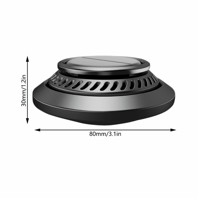 Solar Powered UFO Shape Car Aromatherapy Diffuser - Image 6