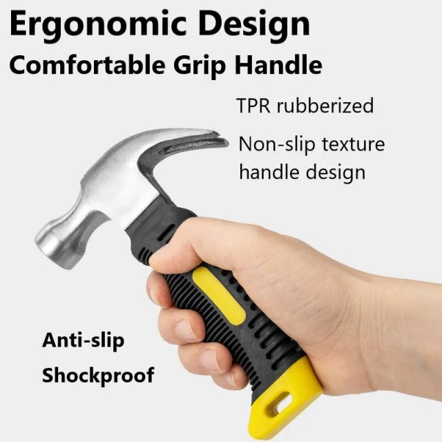 Multifunctional Mini Claw Hammer 6.3 Inch - Image 4