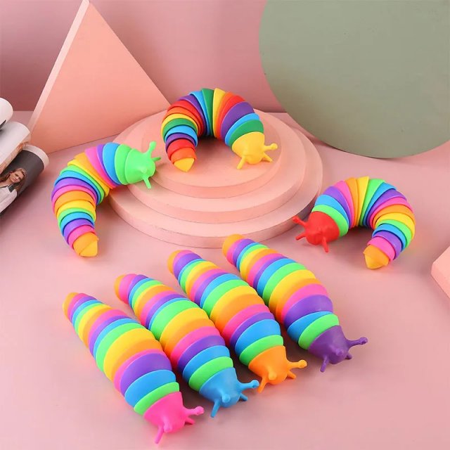 Creative Slug Stress Relief Toy - Quirky Caterpillar Decompression Puzzle - Image 5