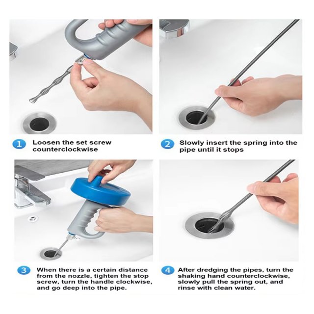 Multi-Length Handheld Drain Dredge Cleaner - Image 5